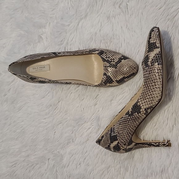 Cole Haan Shoes - Cole Haan | snake skin heel | sz 9